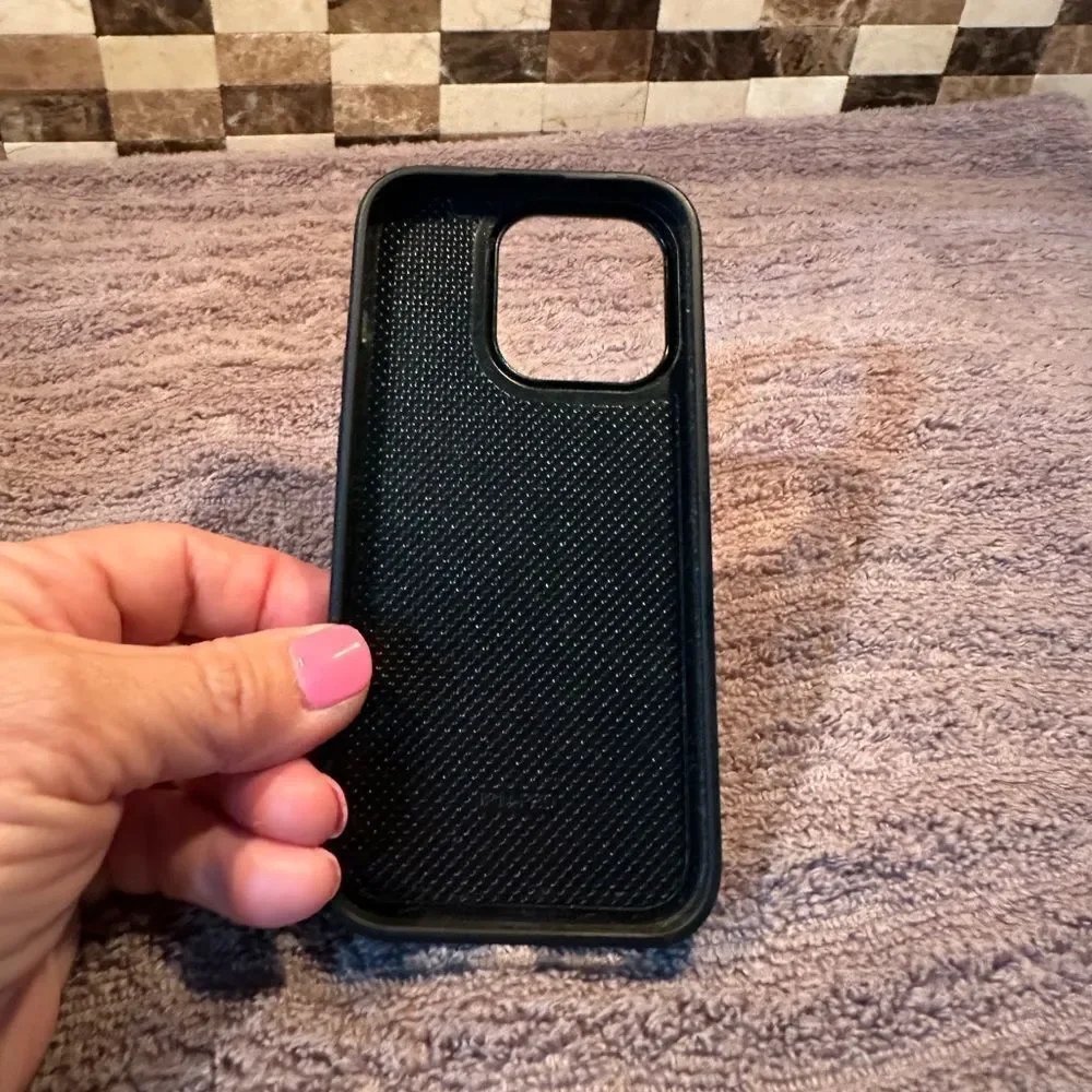 Pink Bow Pattern 14 Pro Phone Case